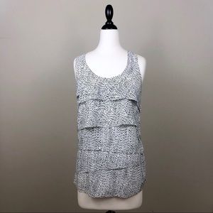 Aqua Tiered Racerback Tank